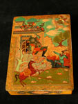 Varnished miniature and painting wood